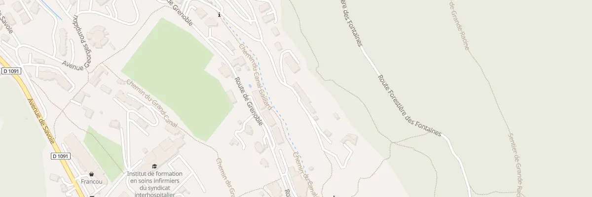 Plan du 52B Rte de Grenoble à Briançon