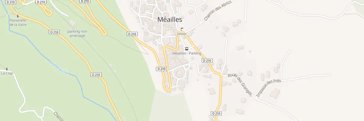 Plan du 5115 Le Village à Méailles