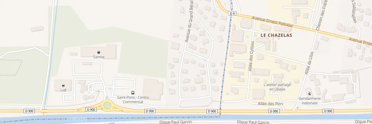 Plan du 231 Av du Grand Bérard à Saint-Pons