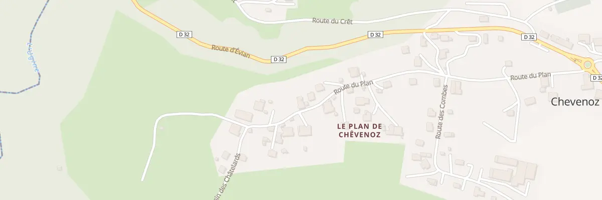 Plan du 464 Rte du Plan à Chevenoz