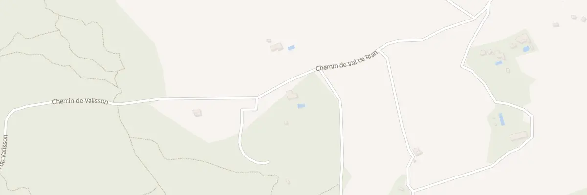 Plan du 2181 Che de Val de Rian à Ramatuelle
