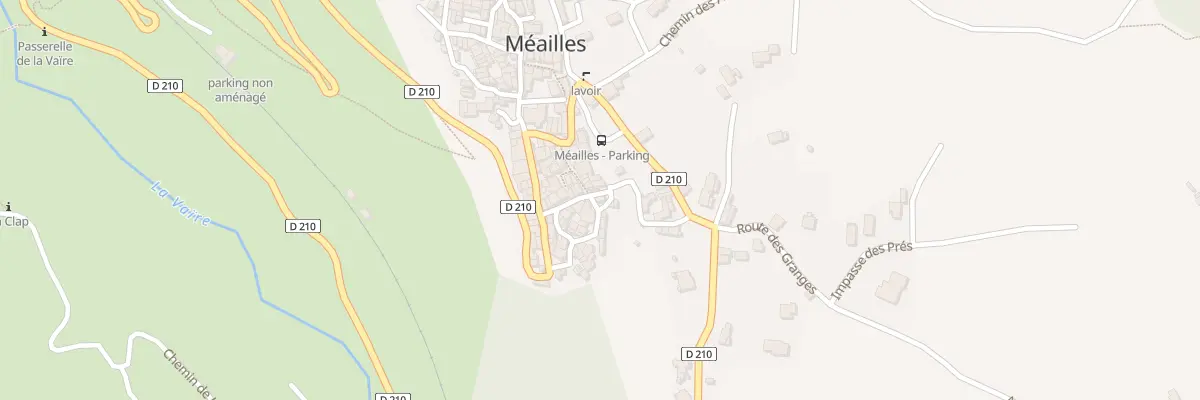 Plan du 7023 Le Village à Méailles