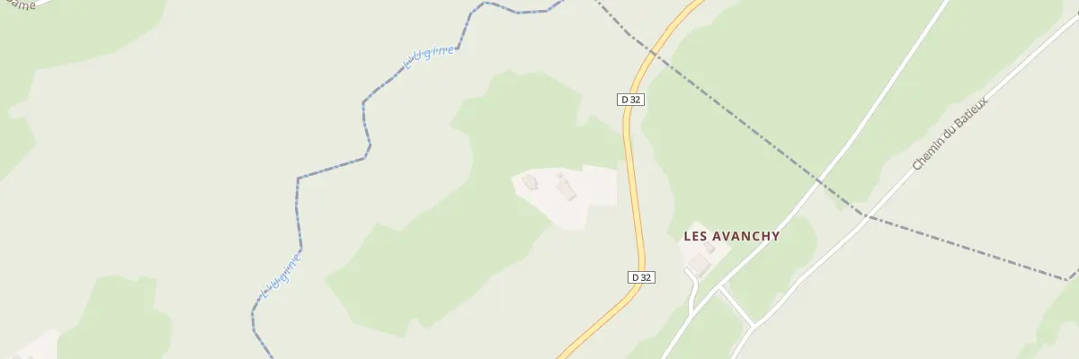 Plan du 1877 Rte d’Evian à Chevenoz