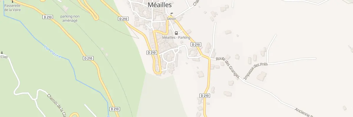 Plan du 7707 Le Village à Méailles