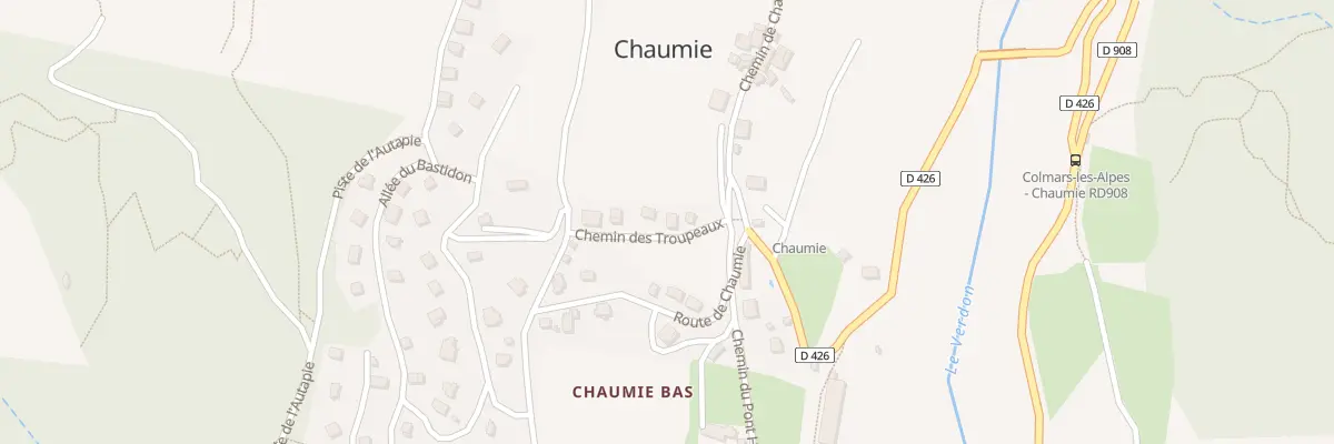 Plan du 7153 Chaumie à Colmars