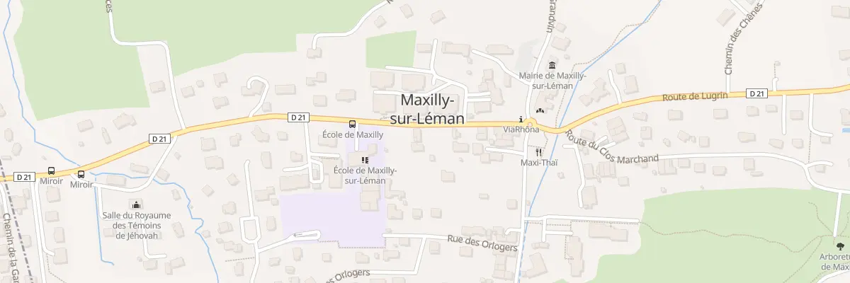 Plan du 115 Rue du Miroir à Maxilly-sur-Léman