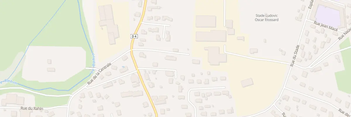 Plan du 21 Rue des Mineurs à Ronchamp