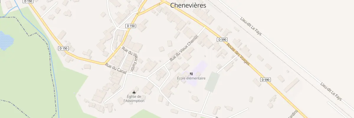 Plan du 11 Rue du Vieux Chemin à Chenevières