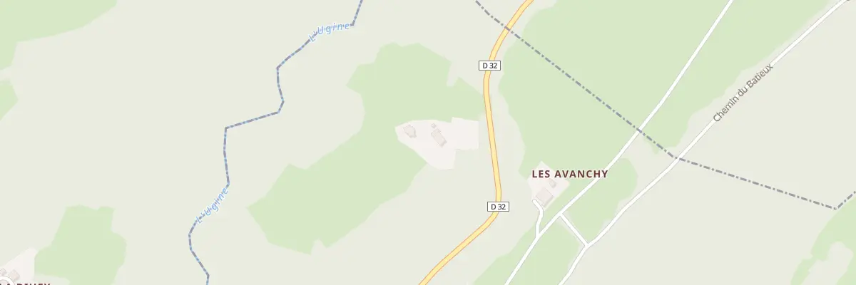 Plan du 1867 Rte d’Evian à Chevenoz
