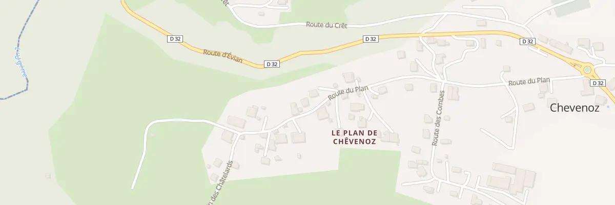 Plan du 450 Rte du Plan à Chevenoz