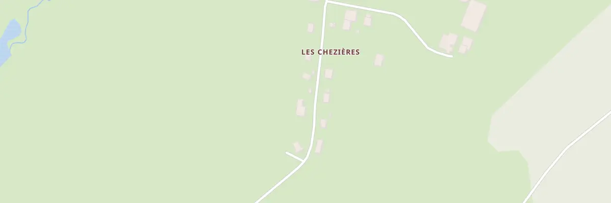 Plan du 14 Les Chezieres aux Fins