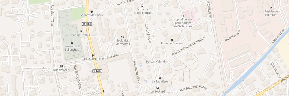 Plan du 171 Rue de Savoie à Sallanches