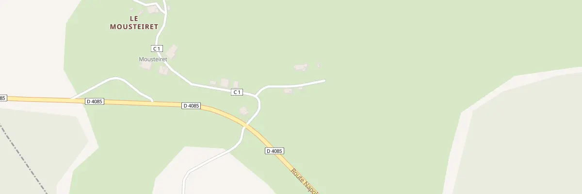 Plan du 7036 Le Mousteiret à Peyroules