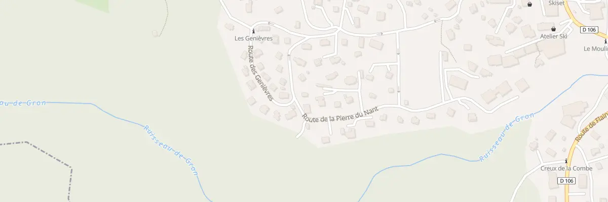 Plan du 331 Rte du Ham Les Genievres à Arâches-la-Frasse