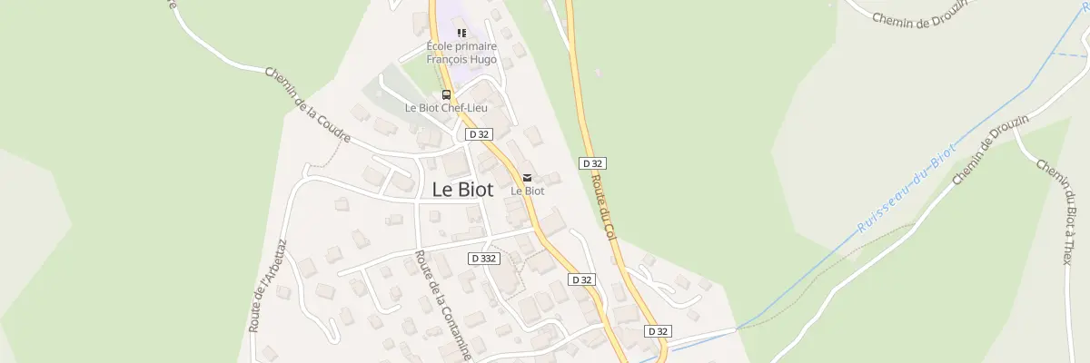 Plan du 1522 Rte du Chef Lieu au Biot
