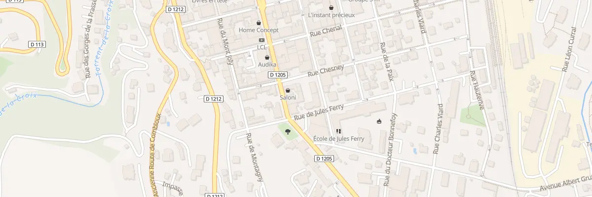 Plan du 159 Rue du Mont Blanc à Sallanches