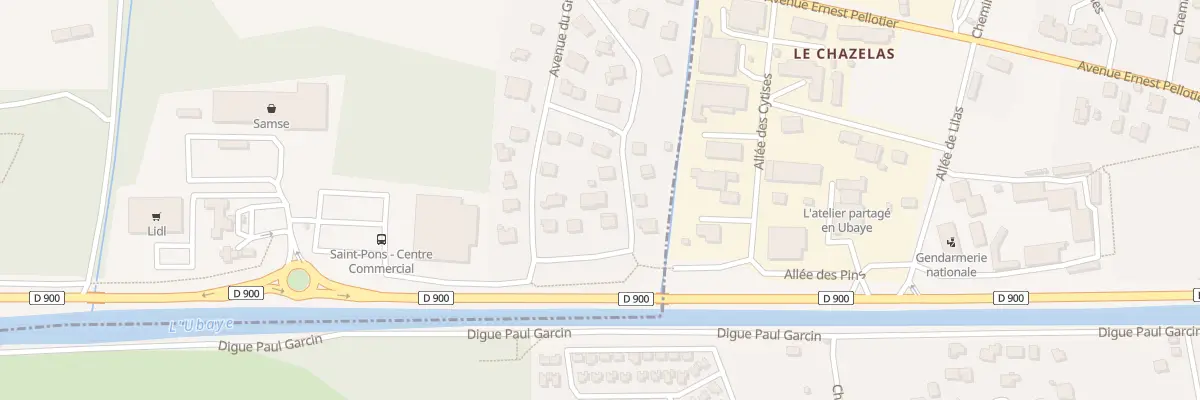 Plan du 210 Av de la Bonette à Saint-Pons