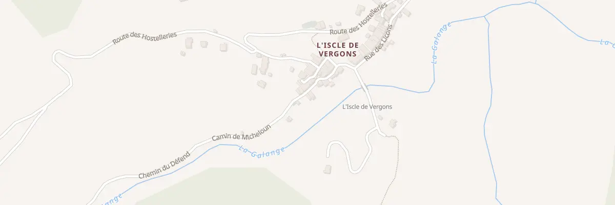 Plan du 5031 L’Iscle à Vergons