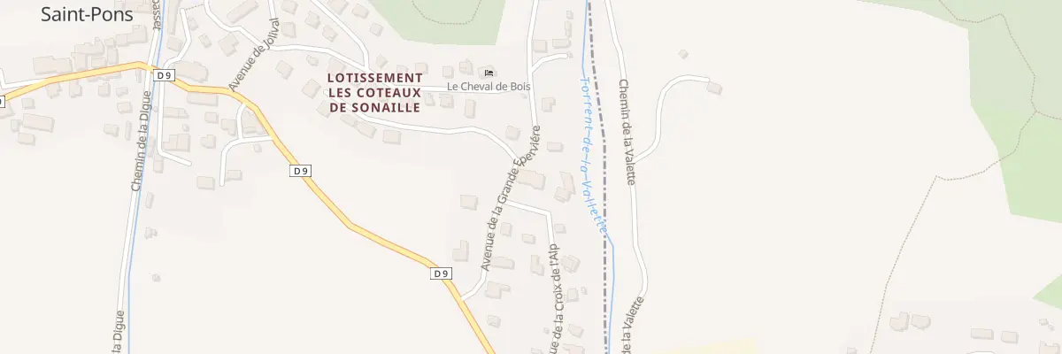 Plan du 23 Pl des Aiguettes à Saint-Pons