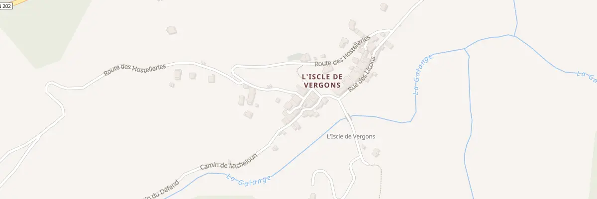 Plan du 5036 L’Iscle à Vergons