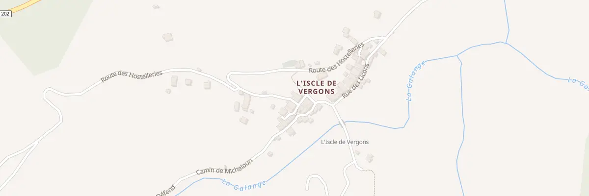 Plan du 7001 L’Iscle à Vergons