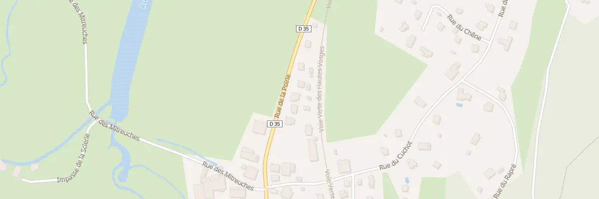 Plan du 1145 Rue de la Poirie à Dommartin-lès-Remiremont
