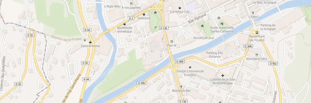 Plan du 6 Av Gen de Gaulle à Briançon