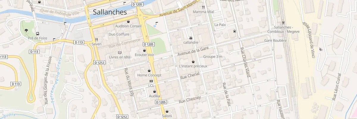 Plan du 9 Rue des Allobroges à Sallanches