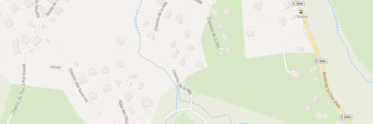 Plan du 185 Imp du Plan de l’Eau à Megève