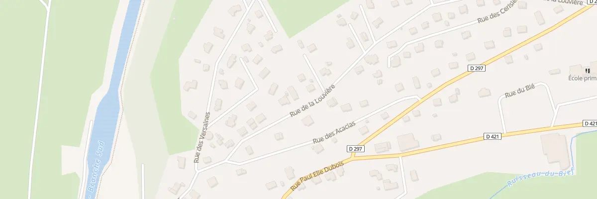 Plan du 9 Rue de la Louvière à Saint-Maurice-Colombier