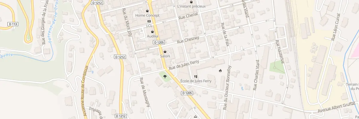 Plan du 39 Rue Jules Ferry à Sallanches