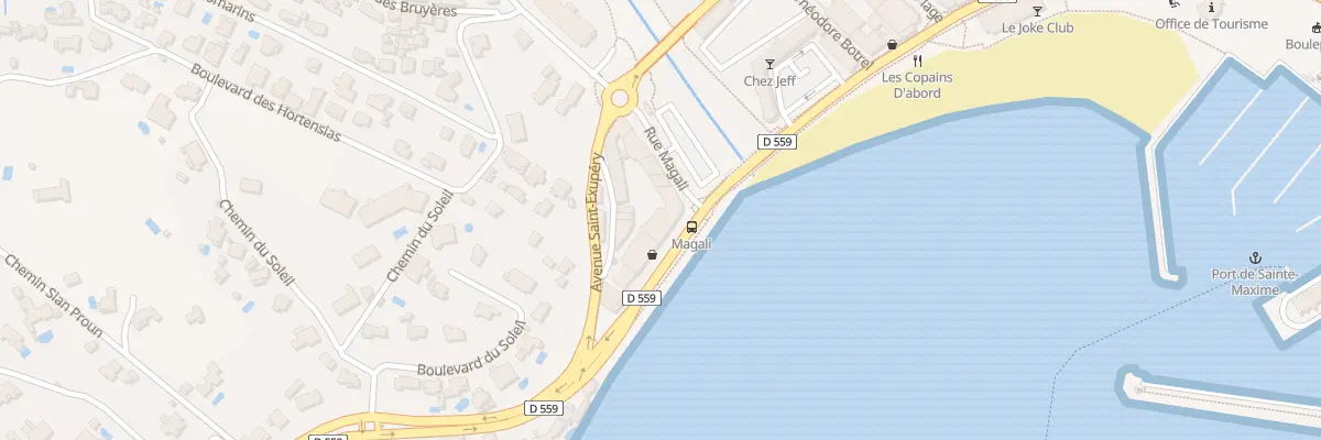 Plan du 9001 Rue Magali à Sainte-Maxime