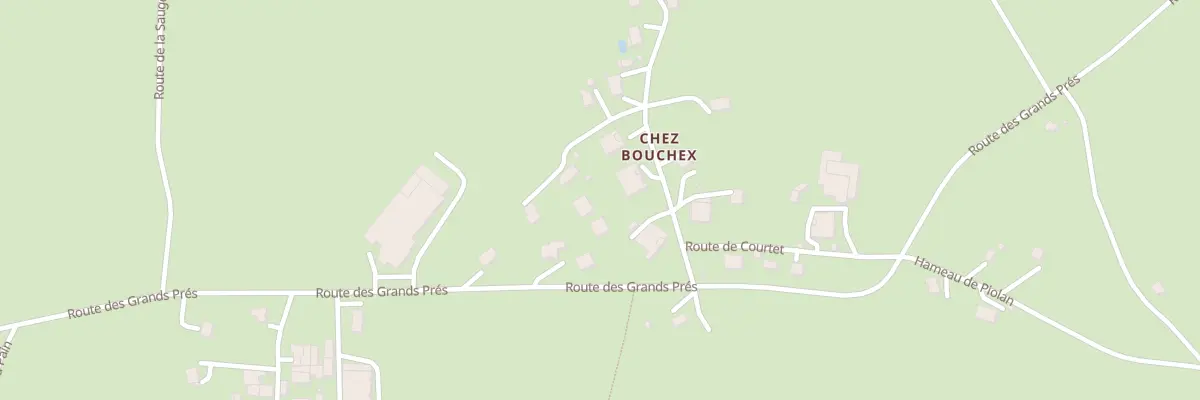 Plan du 1 Rte de Courtet à Saint-Paul-en-Chablais