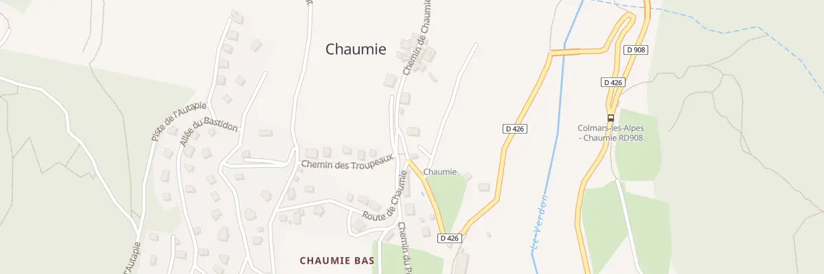 Plan du 7173 Chaumie à Colmars