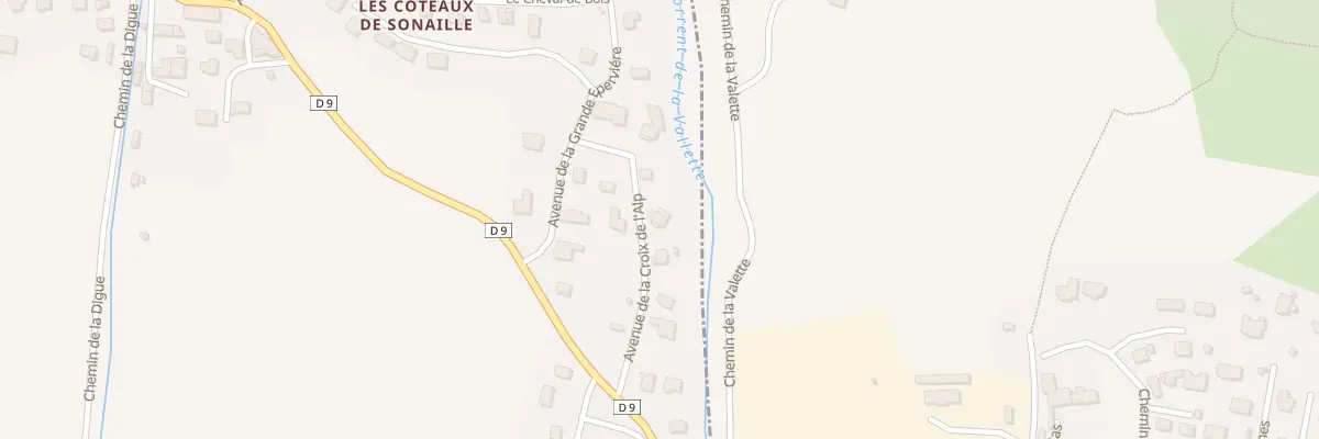 Plan du 146 Av de la Croix de l’Alp à Saint-Pons