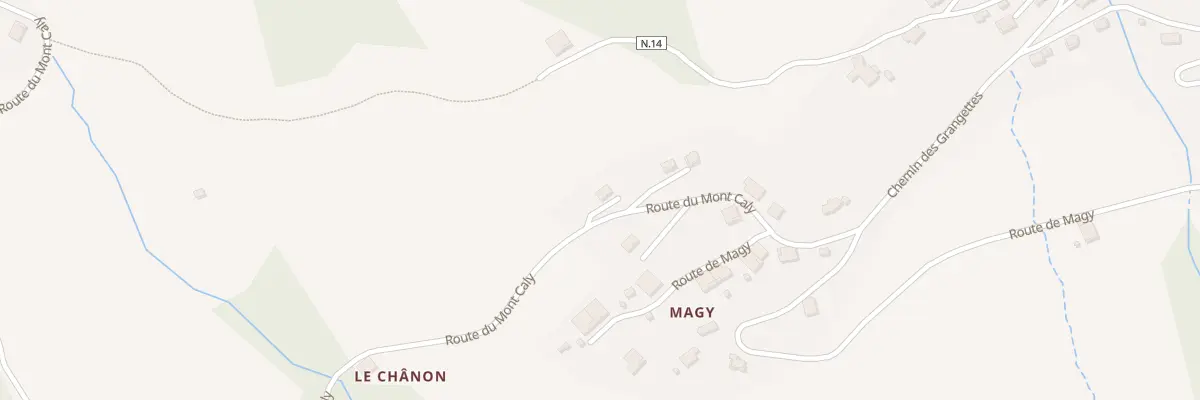 Plan du 196 Rte du Mont Caly aux Gets