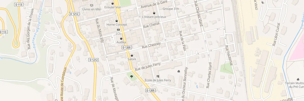 Plan du 139 Rue des Allobroges à Sallanches