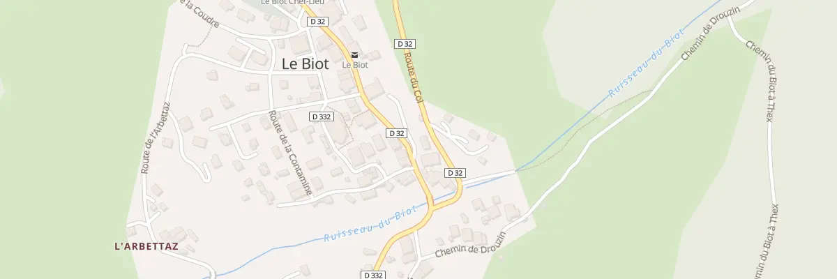 Plan du 1446 Rte du Chef Lieu au Biot