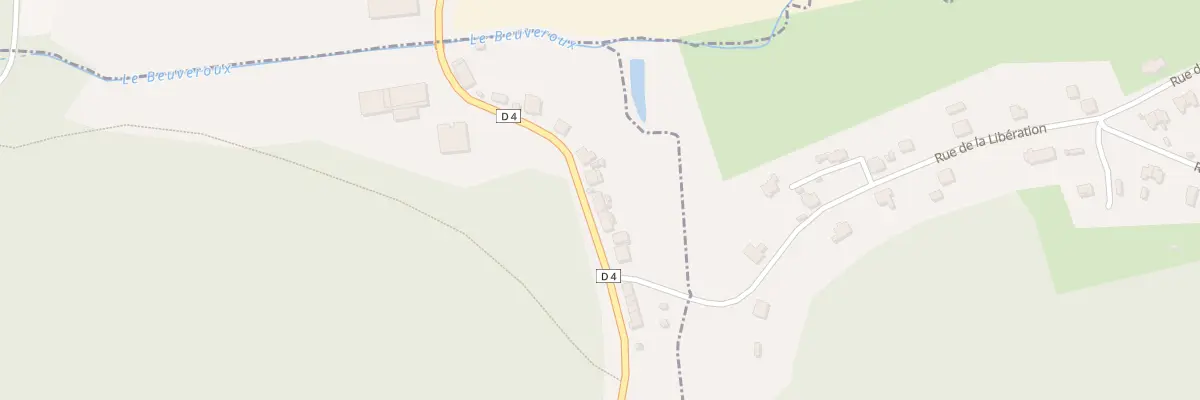 Plan du 13 Rte de Clairegoutte à Magny-Danigon