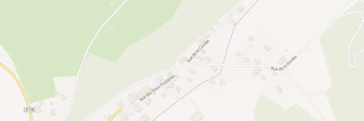 Plan du 1 Rue de la Combe à Sourans