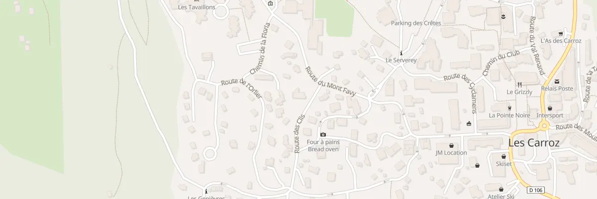 Plan du 27 Rte des Clis à Arâches-la-Frasse