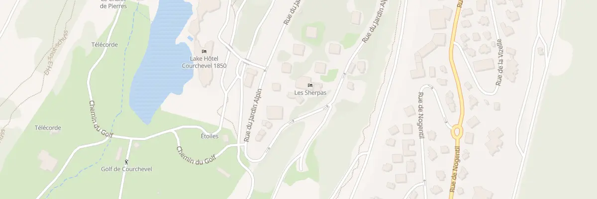 Plan du 781 Rue du Jardin-Alpin à Courchevel