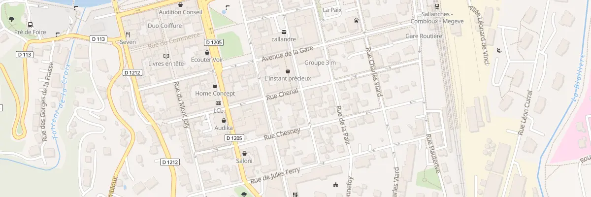 Plan du 228 Rue Chenal à Sallanches