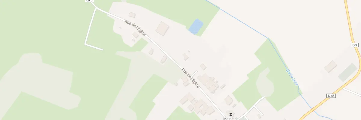 Plan du 328 Rue de l’Eglise à Doncières