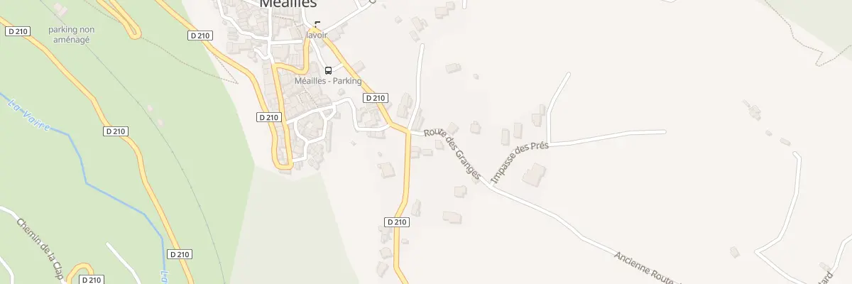 Plan du 5018 Serre de Beauvezer à Méailles