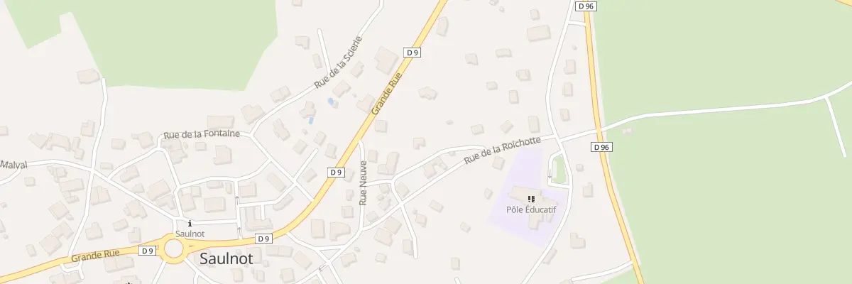 Plan du 1 Rue sous la Forge à Saulnot