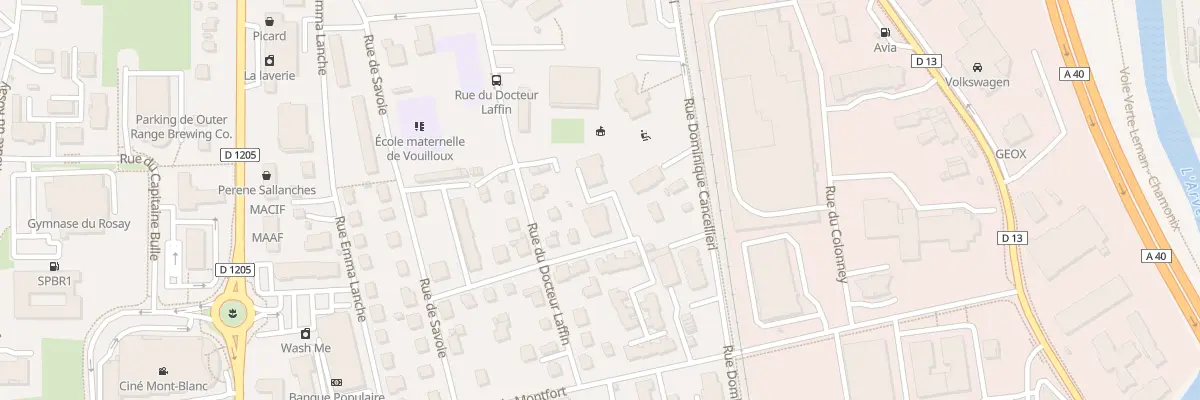 Plan du 92 All de l’Embellie à Sallanches