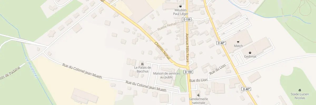 Plan du 3 Che Nohal à Rambervillers