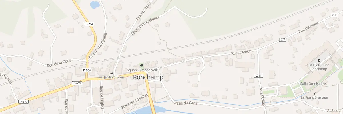 Plan du 5 Rue d’Amont à Ronchamp