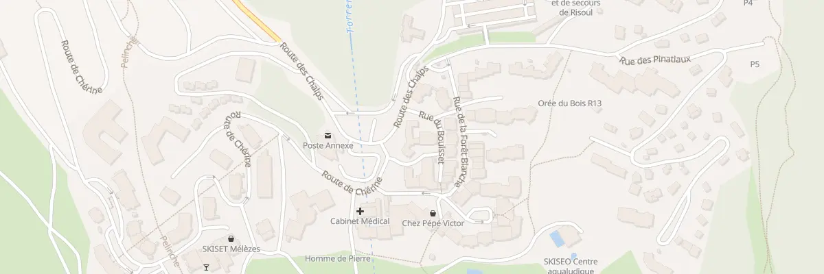 Plan du 80 Rte des Chalps à Risoul